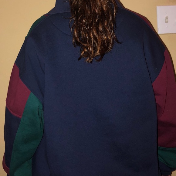 Vintage unisex pull over hoodie - Picture 4 of 6